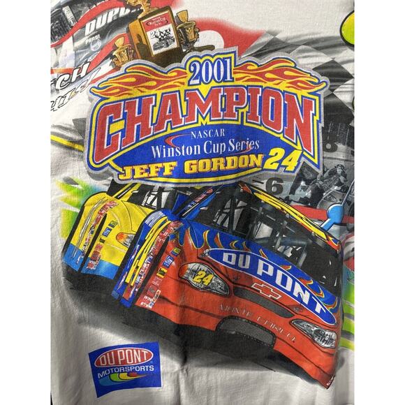 NASCAR 01 Jeff Gordon T-shirt Winston Cup Champion Large - Picture 3 of 8